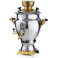 سماور گازسوز عالی نسب مدل گنجینه نفیس طلایی