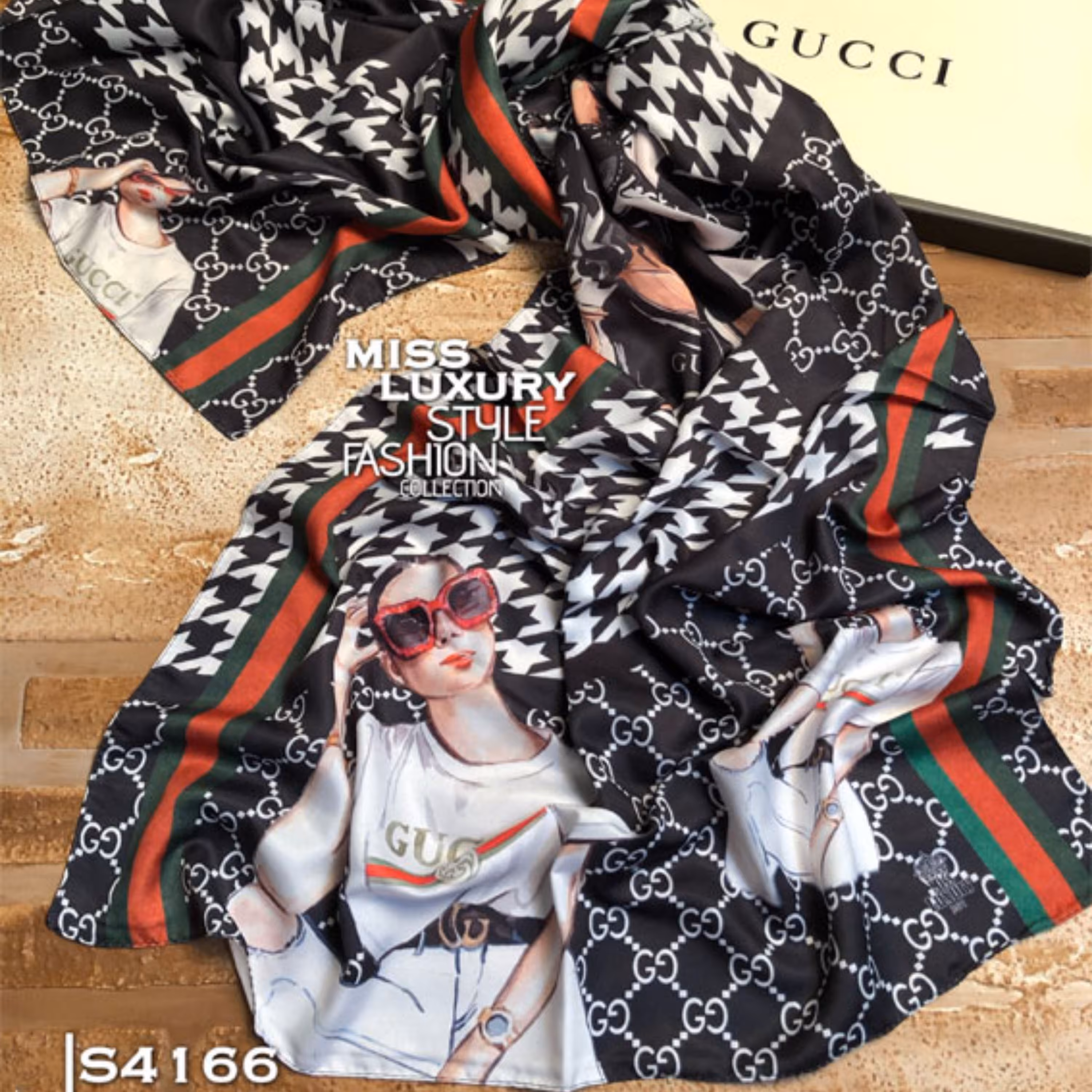 شال توییل نخ اعلا S4166