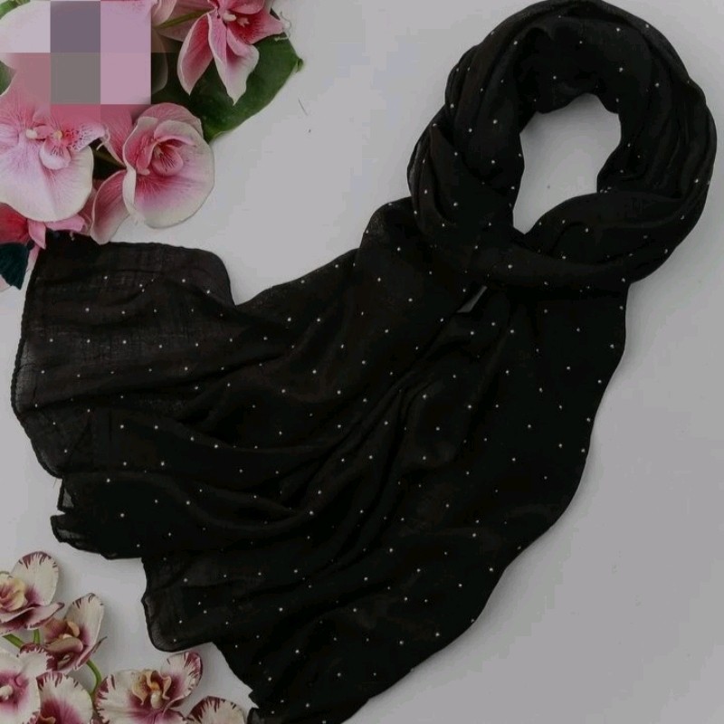 شال حریر نگین دار
