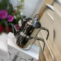 کتری و قوری کاراجا مدل مانس با دسته استیل ساخت کشور ترکیه 