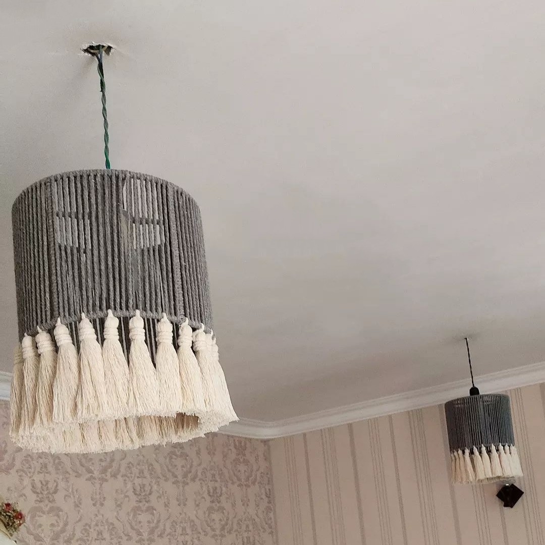 لوستر مکرومه