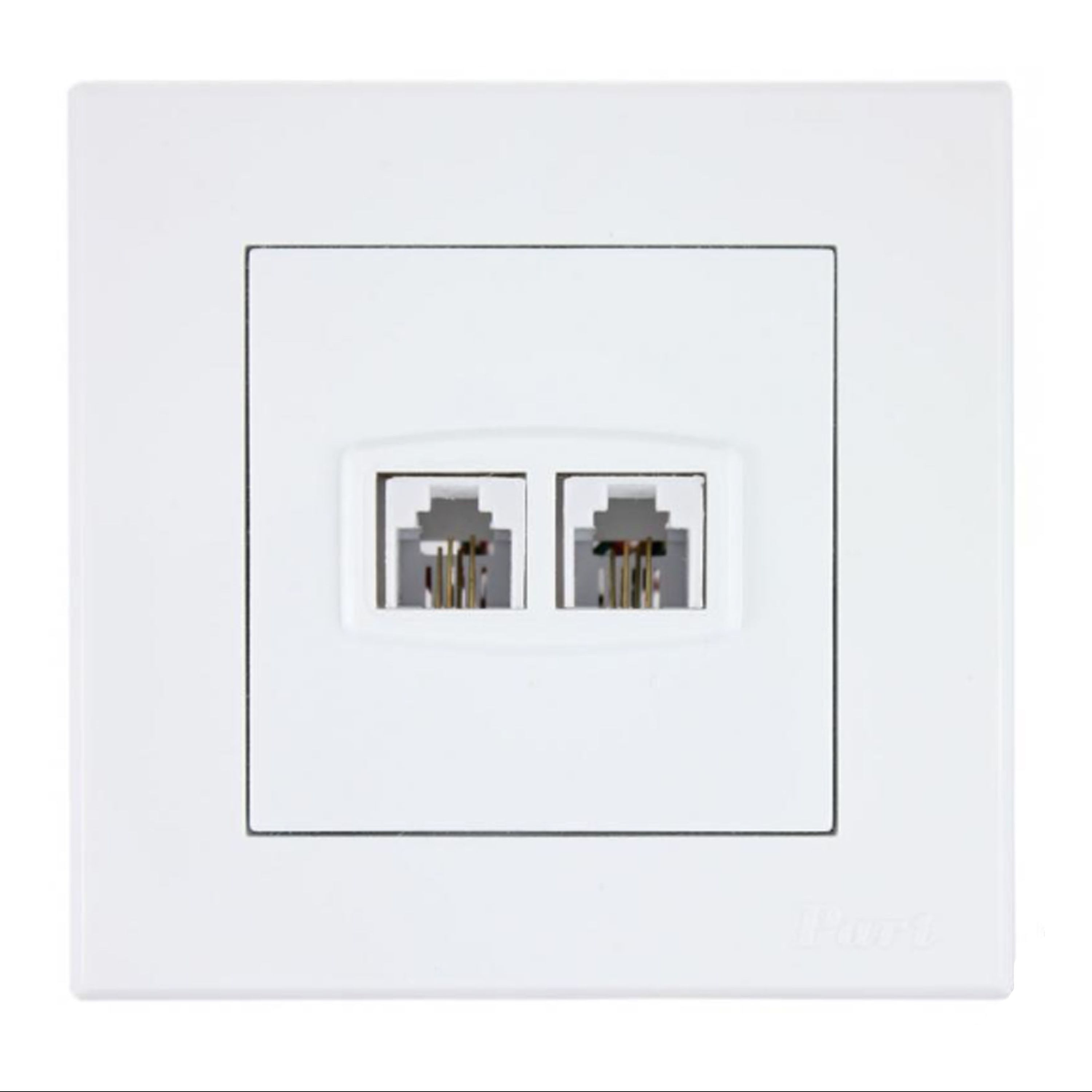 سوکت تلفن دوقلو پارت مدل تابش