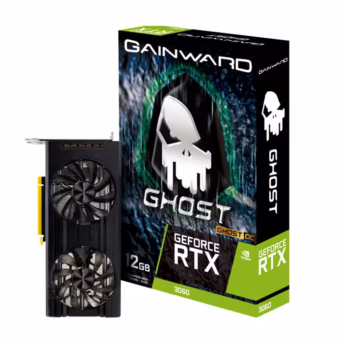 کارت گرافیک گینوارد GeForce RTX3060 Ghost 12GB