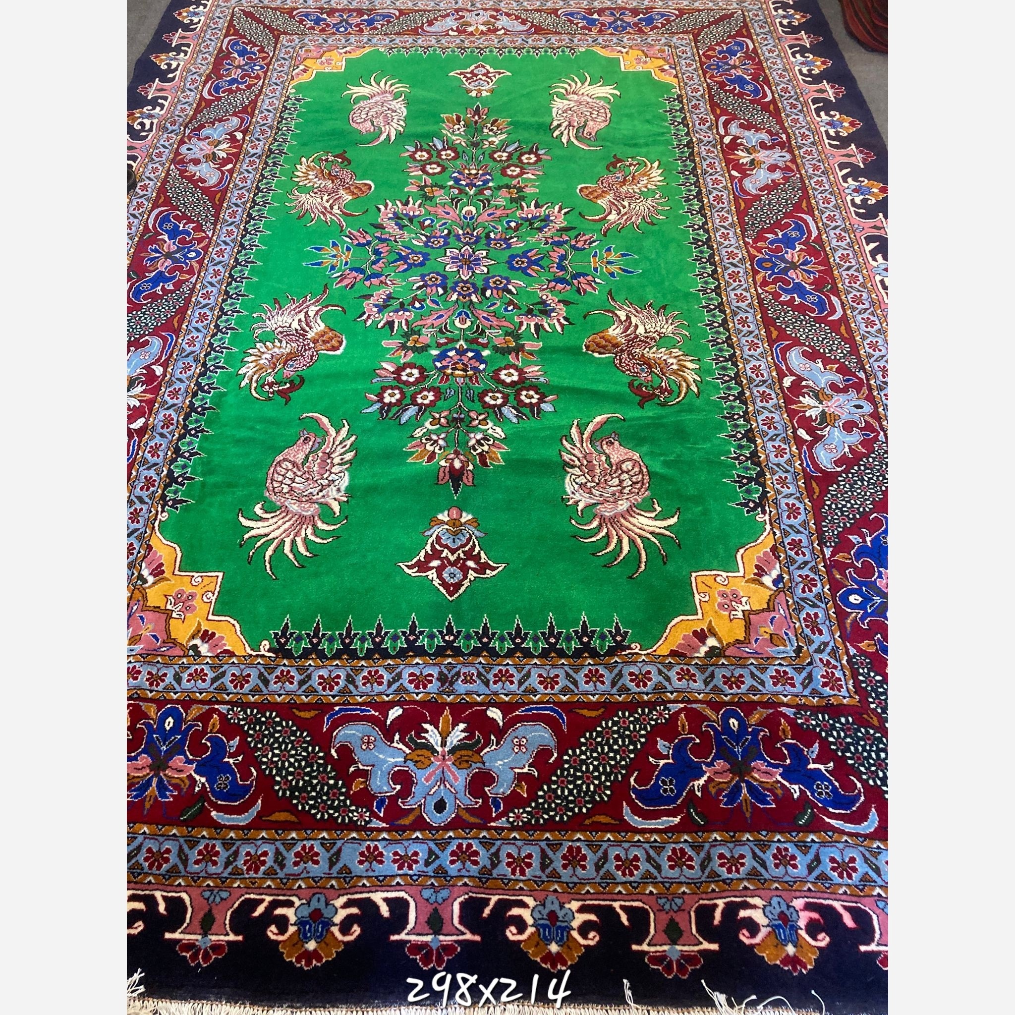 فرش دستبافت 6متری  نایین و عشایر 