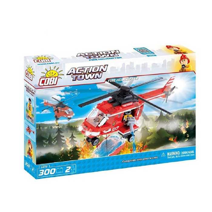 ساختنی کوبی مدل Fire Helicopter کد 1743
