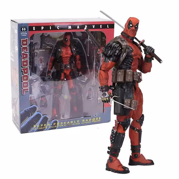 اکشن فیگور نکا مدل ددپول Deadpool 1/4 مقیاس 18 سانتی‌متری