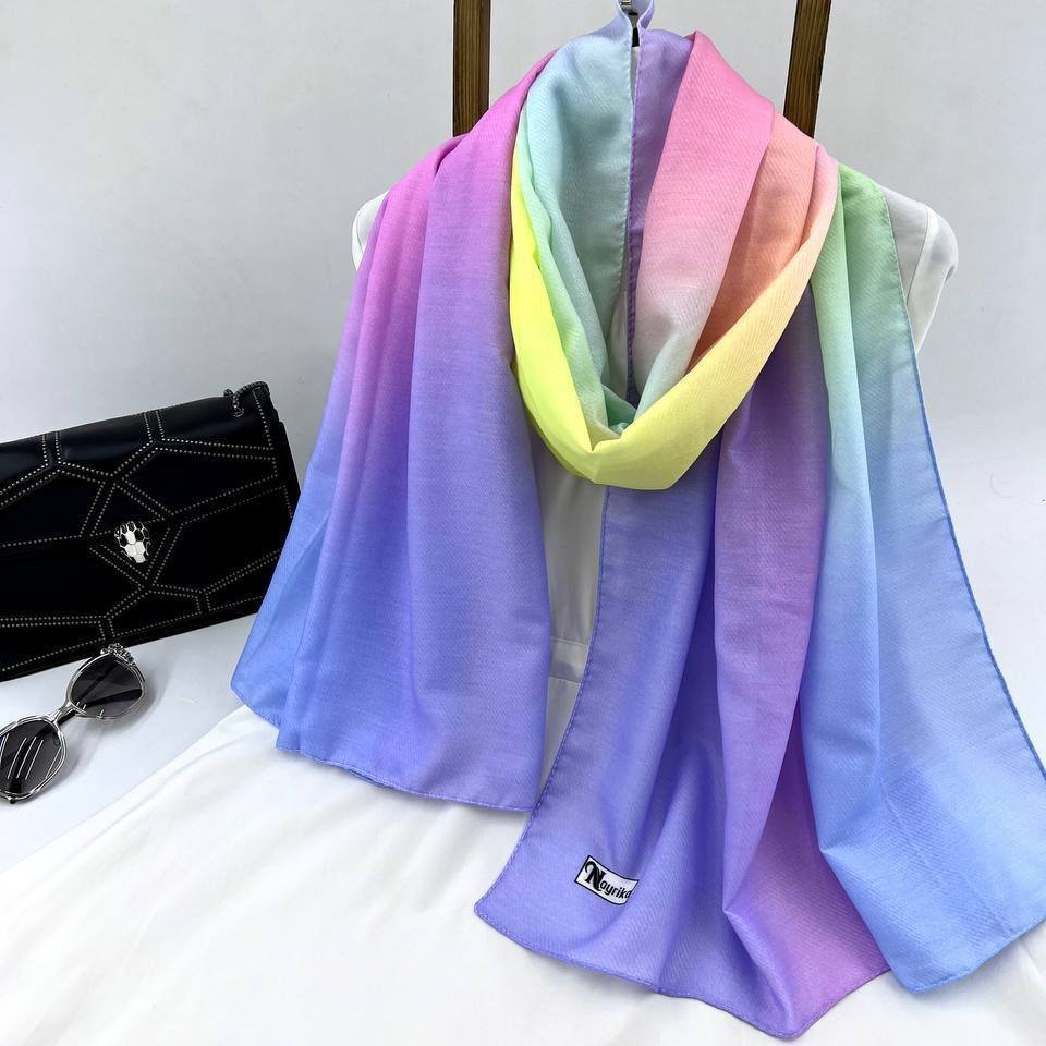 شال زنانه چهارفصل نخی کد 03 از جنس نخ اعلا