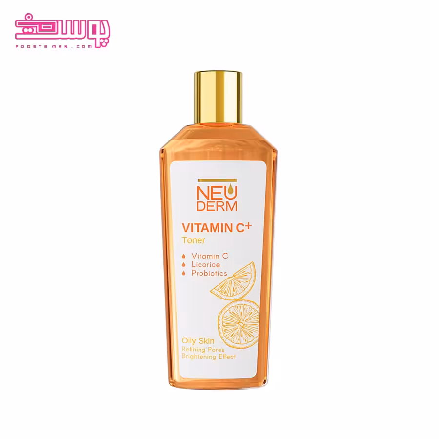 تونر ویتامین C نئودرم مناسب پوست چرب و مختلط حجم 200ml