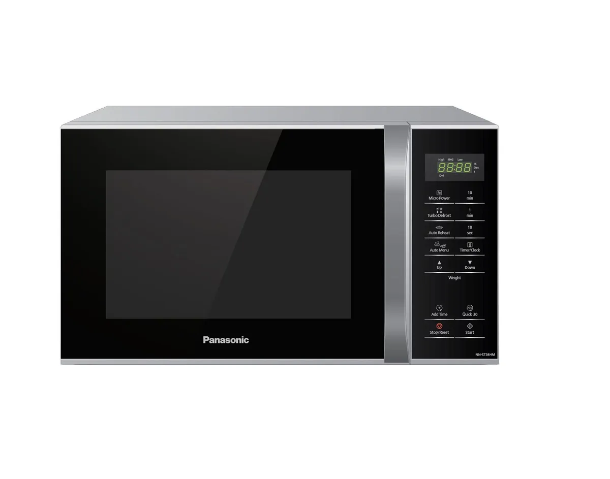 ماکروویو 25 لیتری پاناسونیک سیلور مدل NN-ST34MM