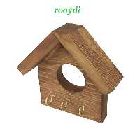 جاکلیدی چوبی طرخ خونه رنگ قهوه ای روشن چوب زیبای روس 