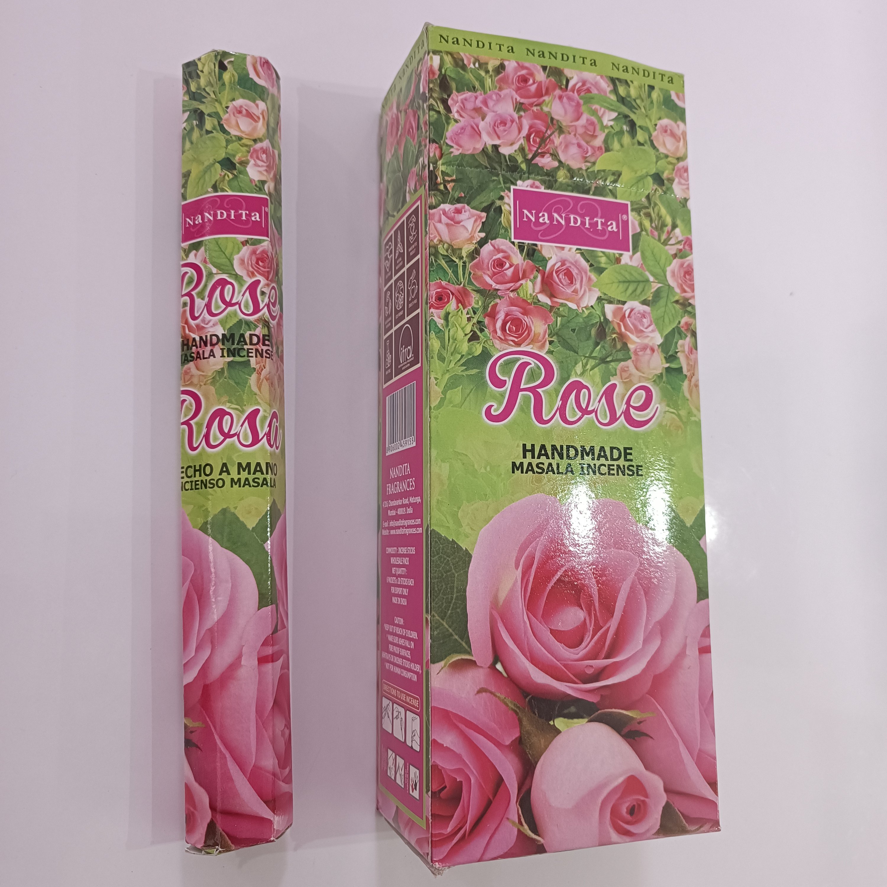 عود خوشبوکننده ناندیتا مدل گل رز  rose