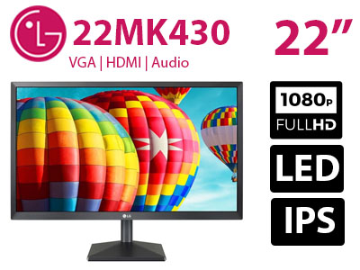مانیتور ال جی مدل 22MK430H-B سایز 21.5 اینچ | Monitor LG 22MK430H-B 21.5 Inch FHD IPS