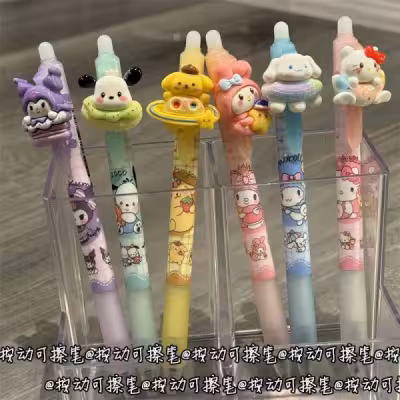 خودکار فشاری ژله ای فانتزی طرح استیکری