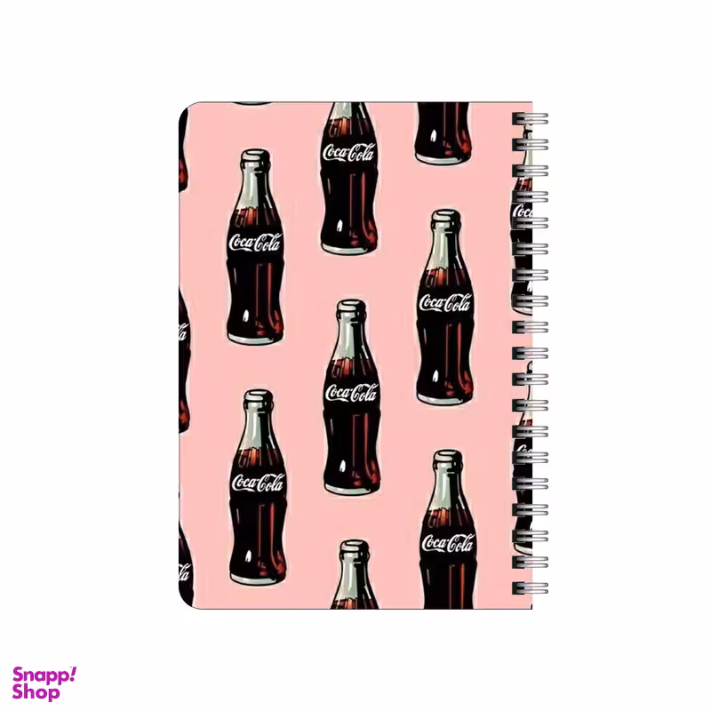 دفترچه یادداشت بامبیلیپ مدل چوبی طرح پترن کوکاکولا کد 2379426