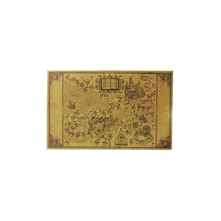 نقشه دنیای جادوگری هری پاتر