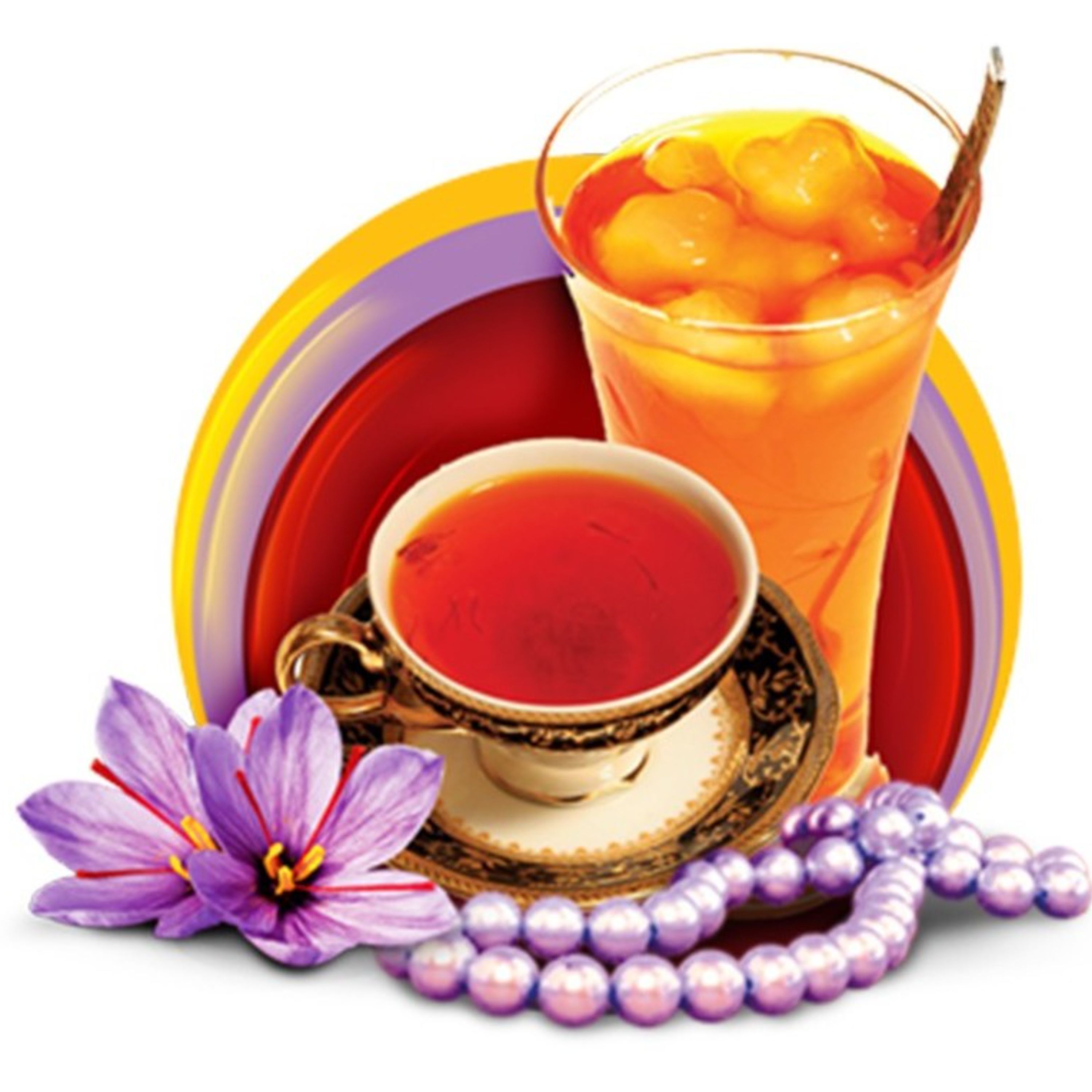 شربت گلاب زعفران