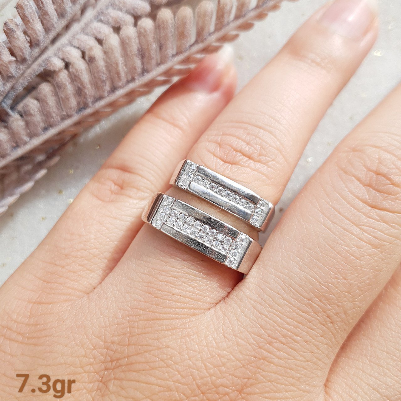 حلقه ست نقره کد S-10044-8