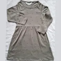 پیراهن نخی 2 تا 4 سال رنگ عدسی برند h&m