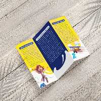 طرح لایه باز بروشور سه لت مهد کودک | گرافیک با طعم تربچه