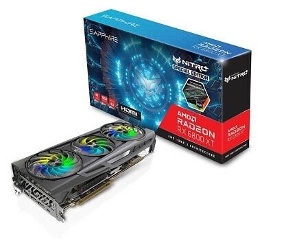کارت گرافیک  سافایر مدل NITRO  AMD Radeon RX 6800 XT SE حافظه 16 گیگابایت
