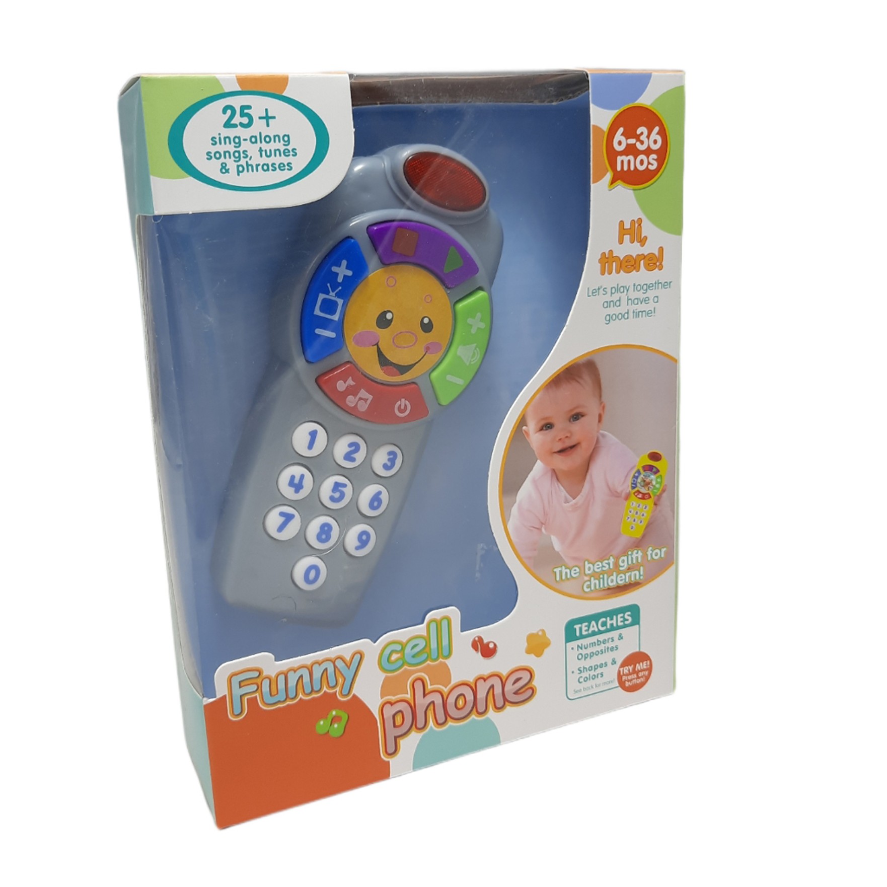 اسباب بازی تلفن موزیکال بیشتر از صد نوع اهنگ بسیار محکم مناسب نوزادان قیمت دبی 