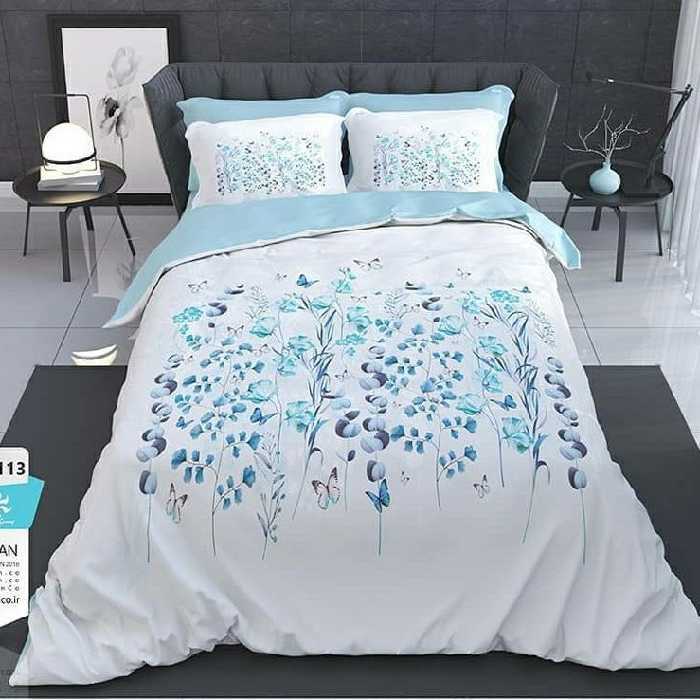 سرویس روتختی ترکسان دو نفره  تک رو 6تکه طرح D113