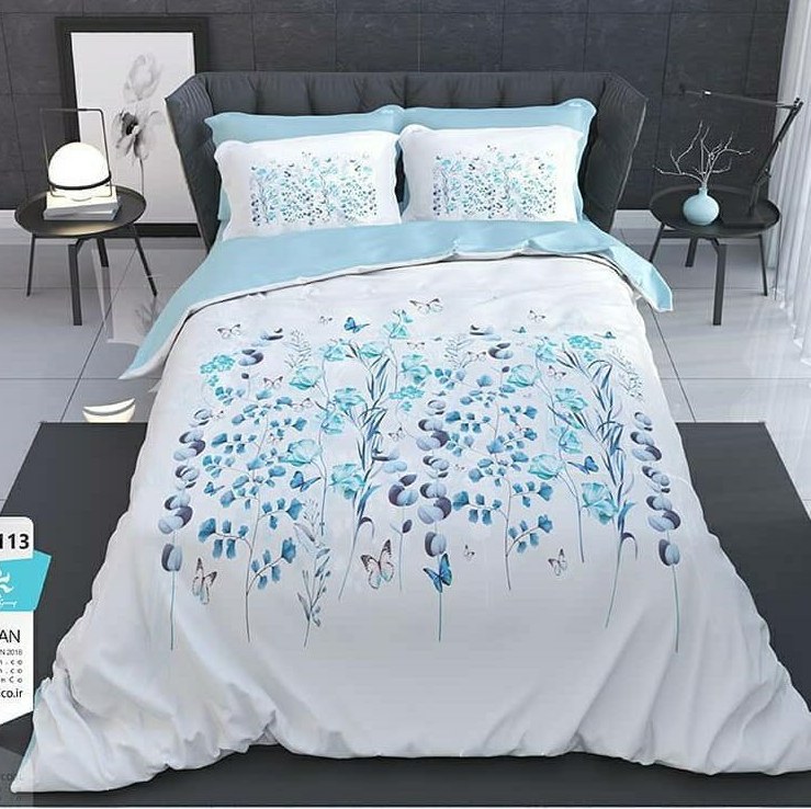 سرویس روتختی ترکسان دو نفره  تک رو 6تکه طرح D113