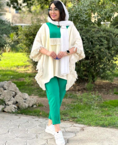 پانچو زنانه لنین ریش ریشی قاصدک باشلوارداکرون