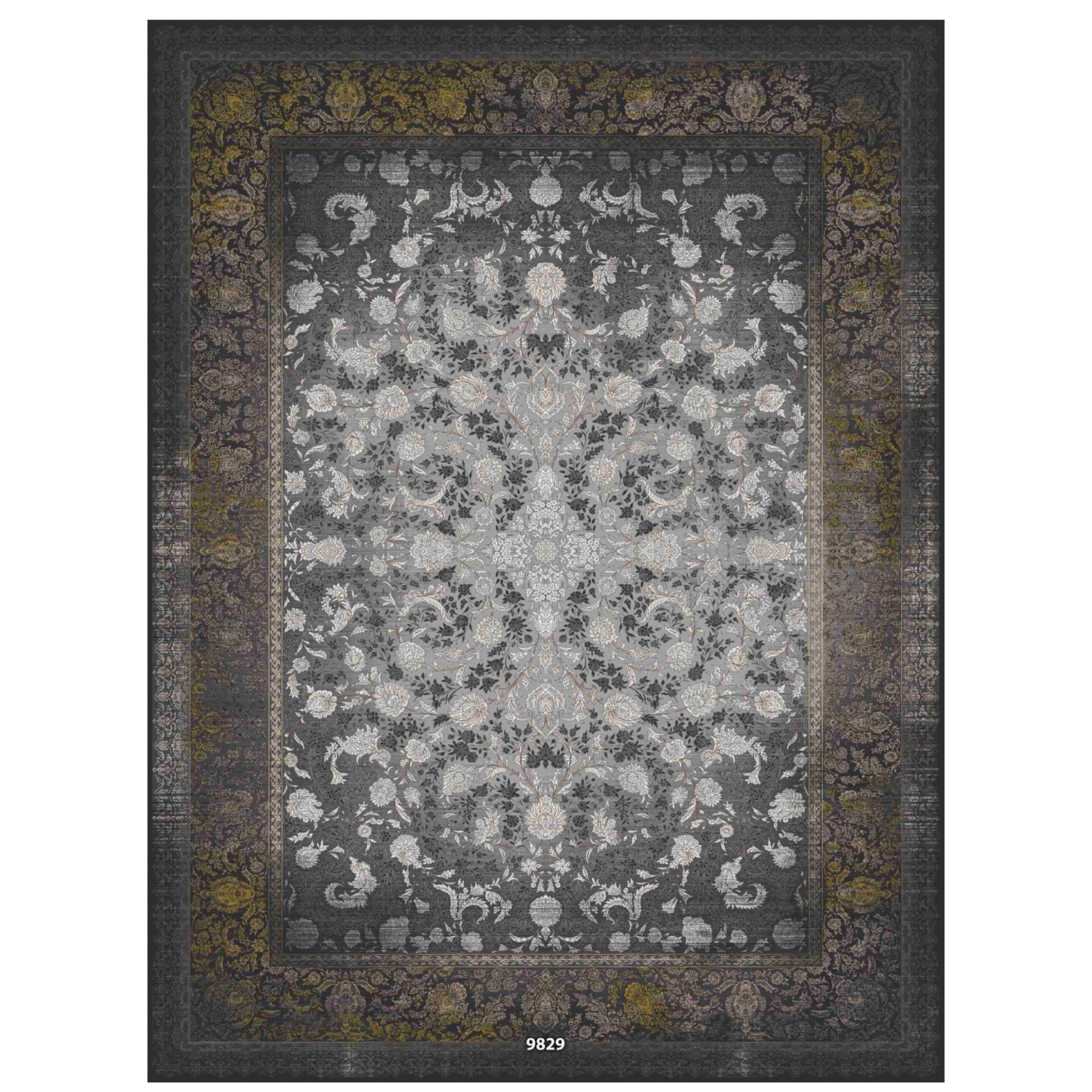 فرش وینتیج 9 متری 1200 شانه کد H9829