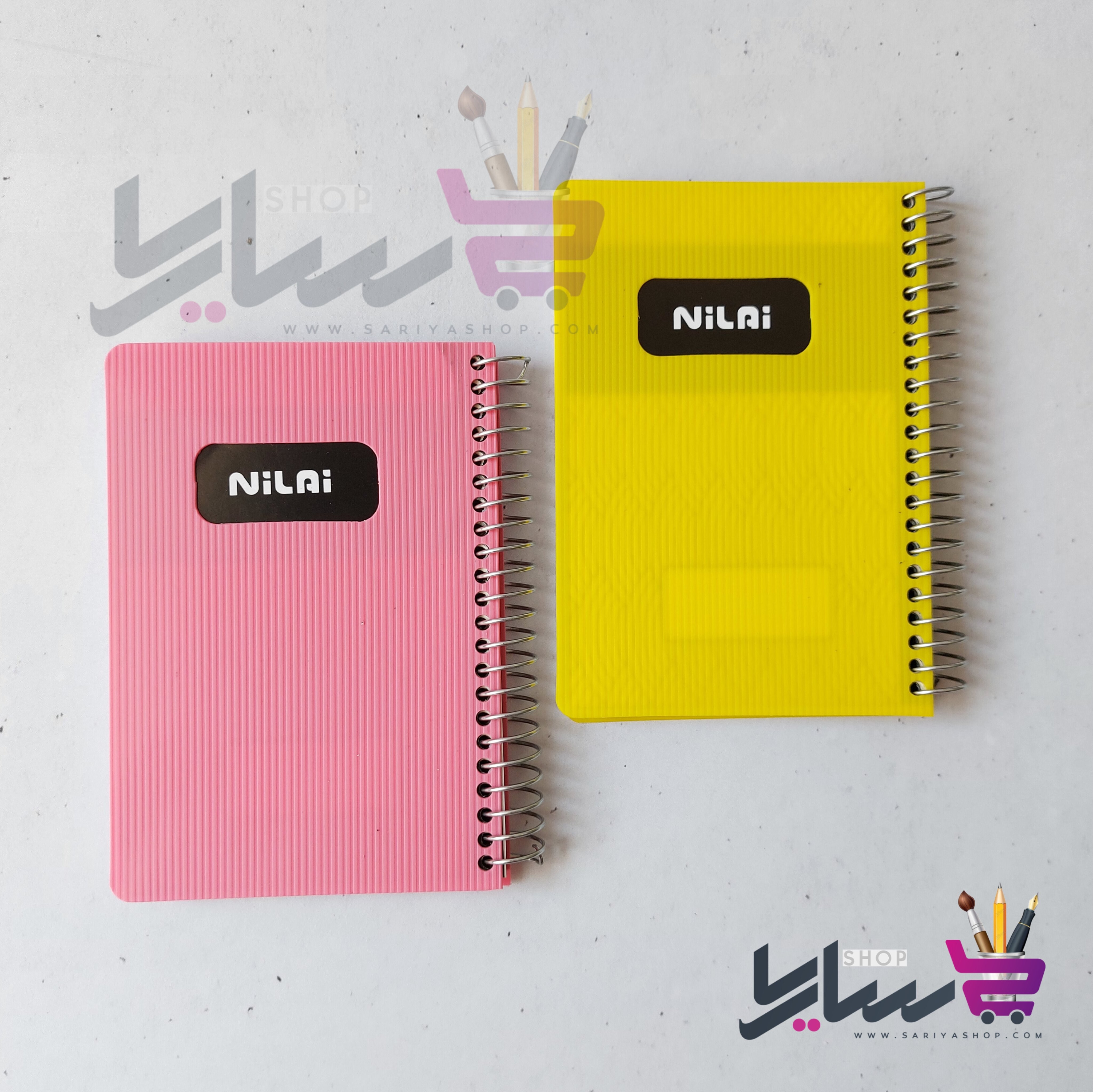 دفتر یادداشت نیلای 12-1  پنجره دار 80 برگ