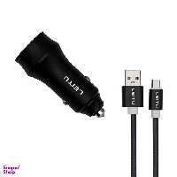 شارژر فندکی لیتو (Leitu) مدل C10 همراه کابل تبدیل microUSB