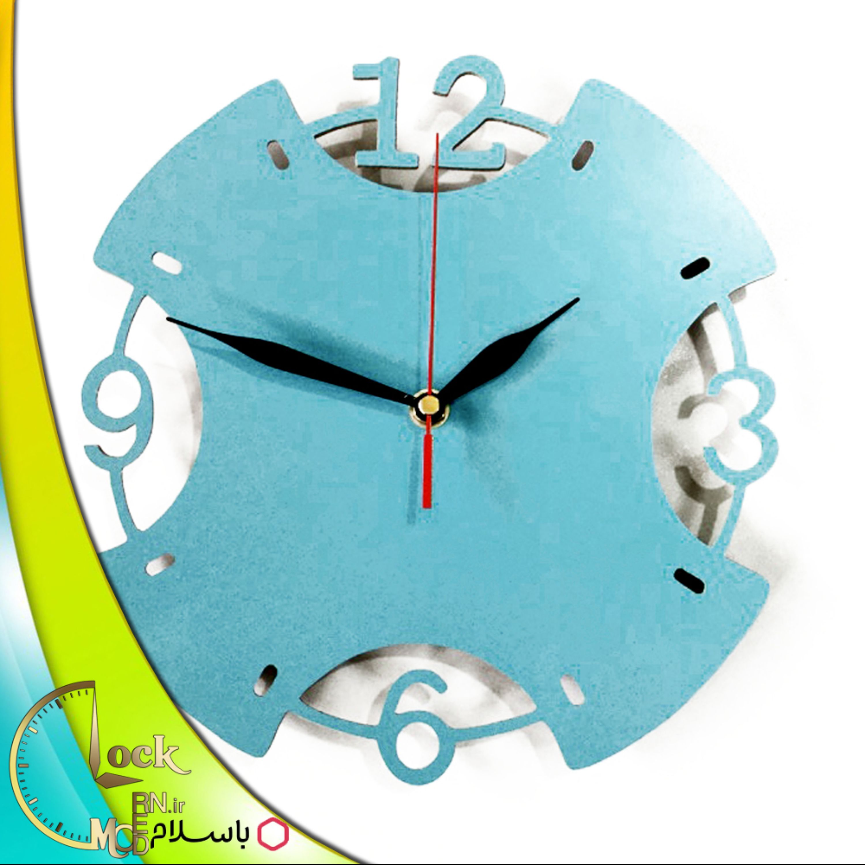 ساعت دیواری طرح فانتزی کد 53