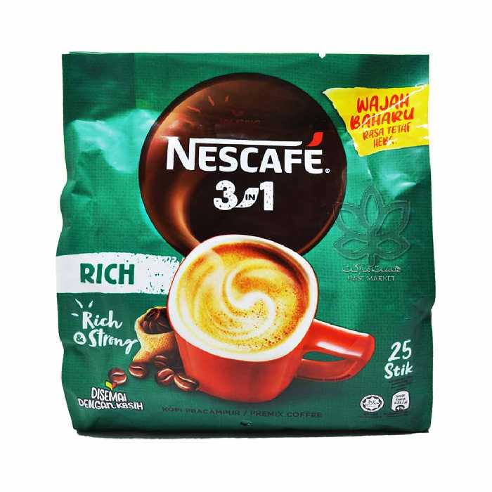 قهوه فوری 3 در 1 ریچ ( رایحه قهوه تازه ) 25 عدد نسکافه - nescafe