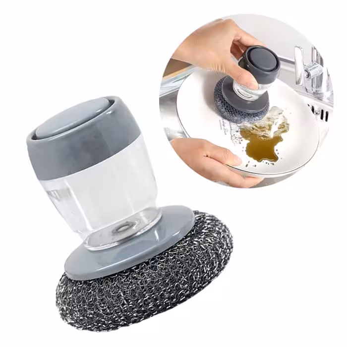 سیم ظرفشویی مخزن دار دسته کوتاه