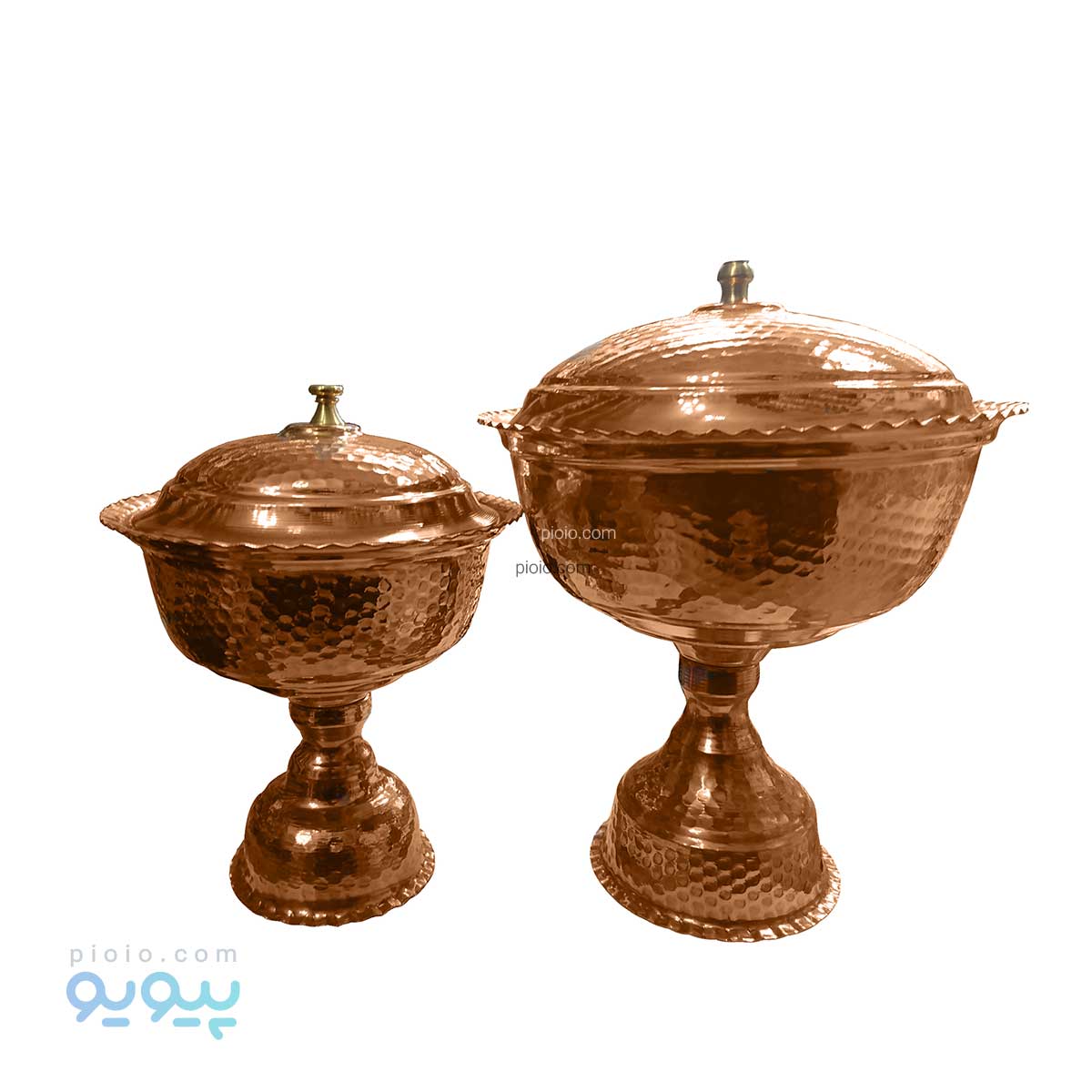 شکلات خوری پایه دار مسی