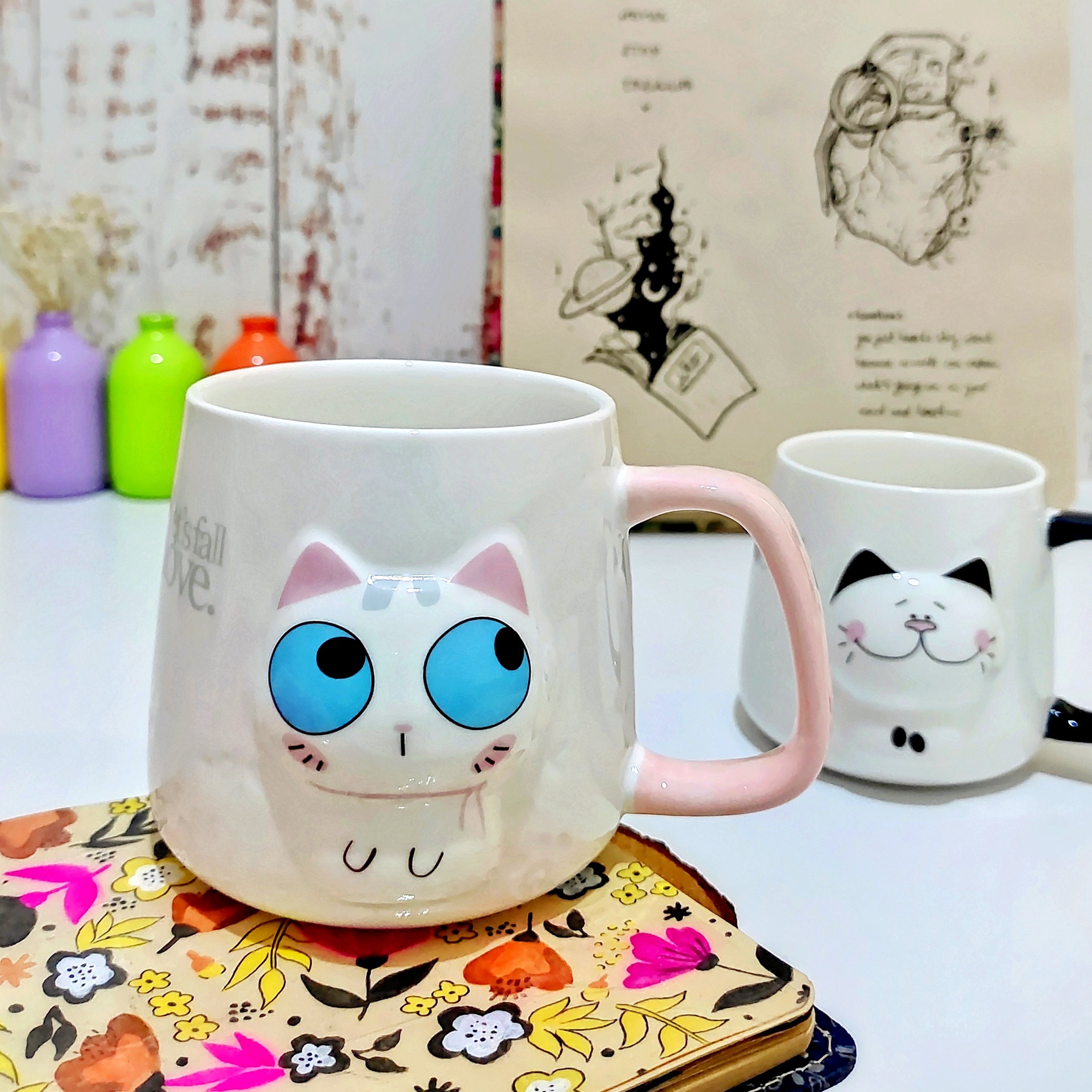 ماگ بدون درب برجسته حیوانات