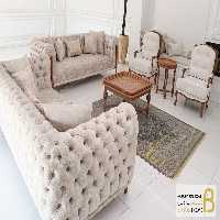 ست مبلمان وینچنزا به همراه مبل تک نفره فرانسوی