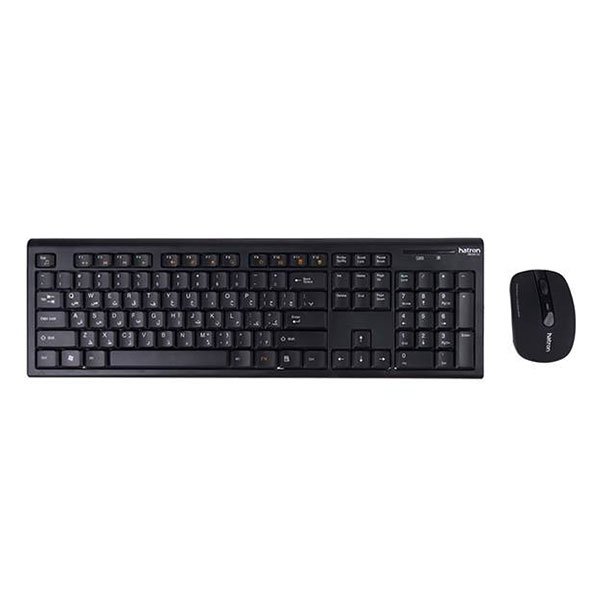 کيبورد و ماوس بی سیم هترون مدل HKCW130 با حروف فارسی - فروشگاه اینترنتی طیف سنتر