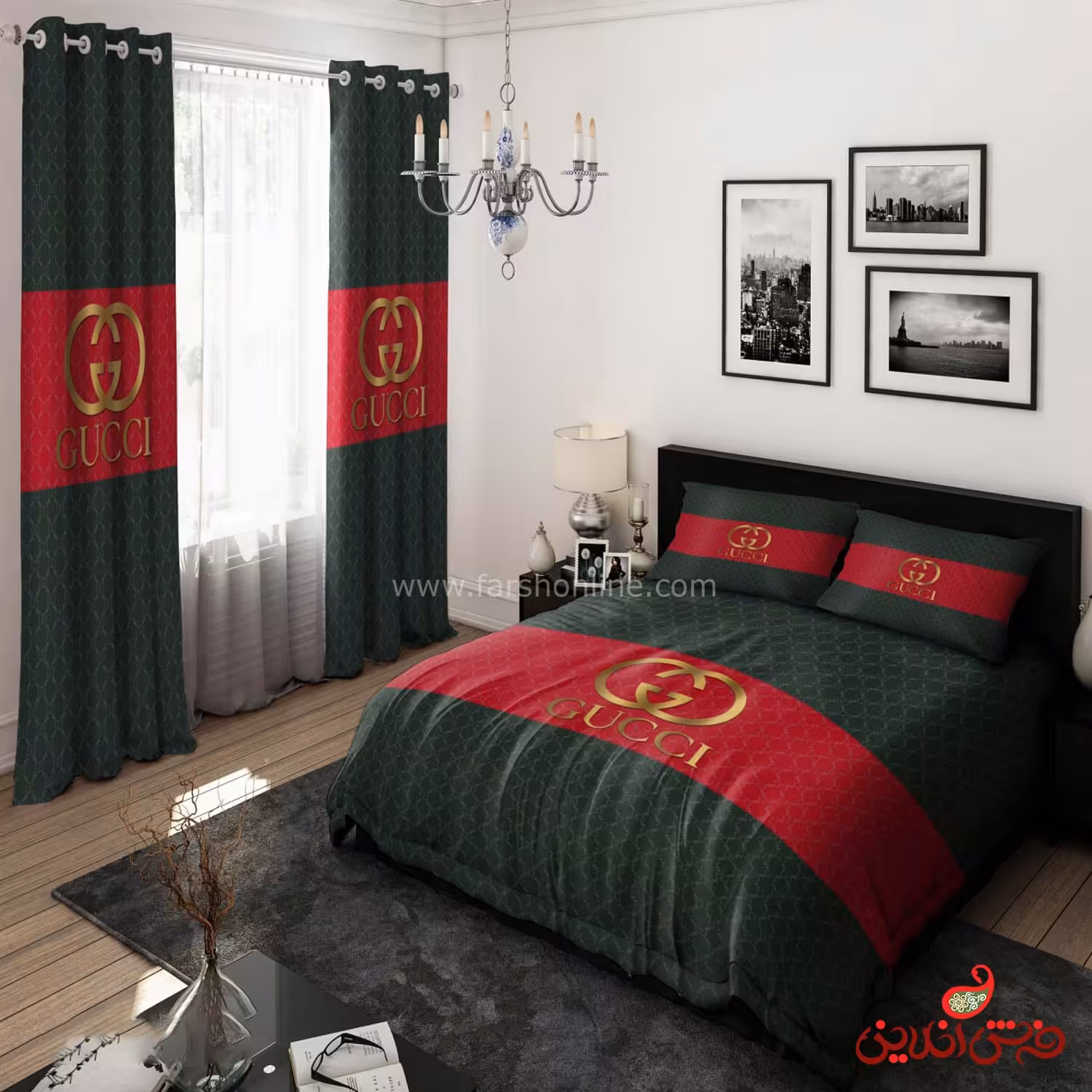 روتختی طرح گوچی(Gucci)  کد 15013