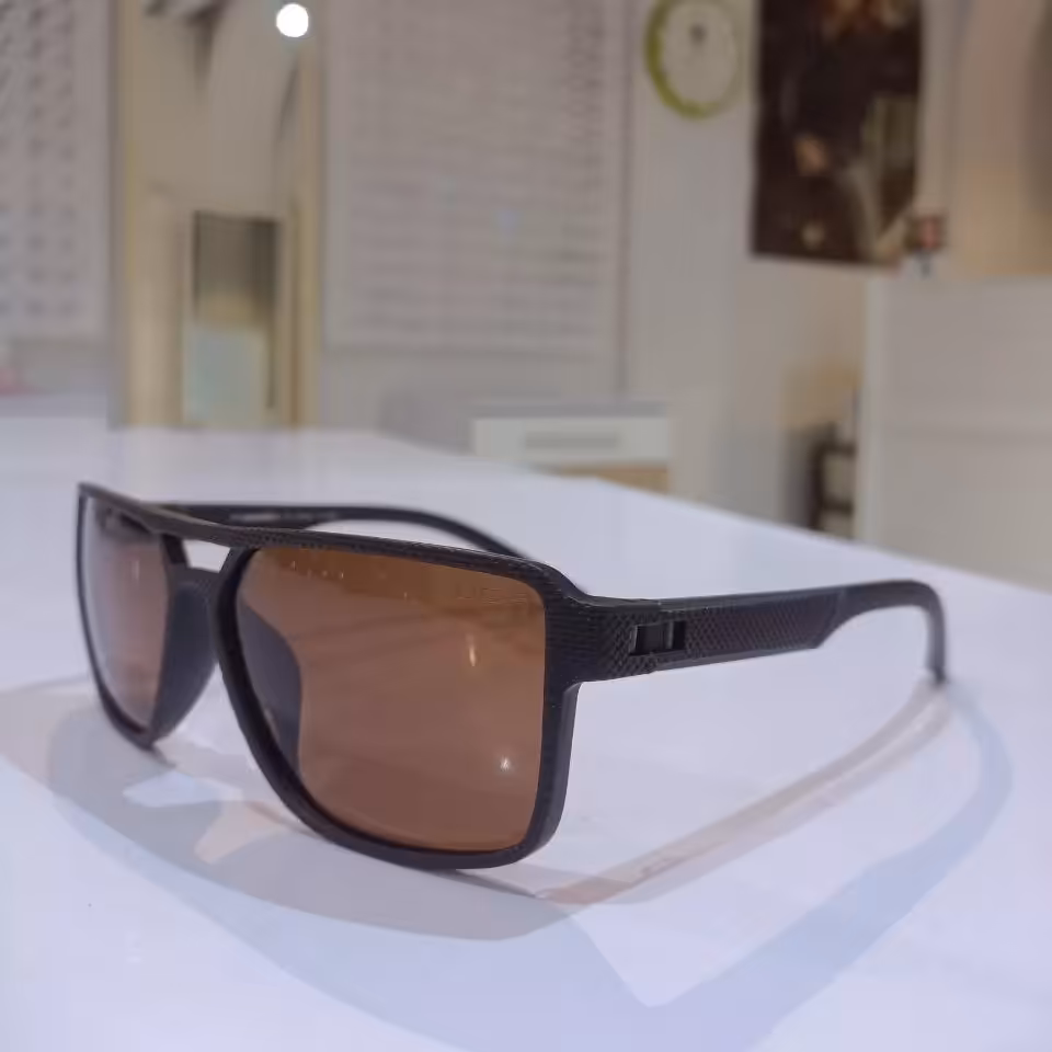 عینک افتابی کائوچویی مردانه عدسی استاندارد یووی 400 و پلاریزه