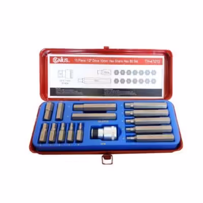 جعبه بیت 15 پارچه آلن شش گوش H جنیوس GENIUS مدل TH-41015