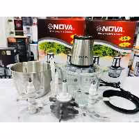 خردکن غذاساز دوقلو نوا 3.5 لیتری مدل NM1121MC دارای 2 عدد 6 تیغ پرسی