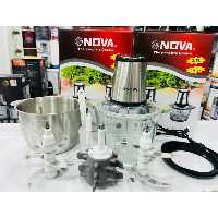 خردکن غذاساز دوقلو نوا 3.5 لیتری مدل NM1121MC دارای 2 عدد 6 تیغ پرسی