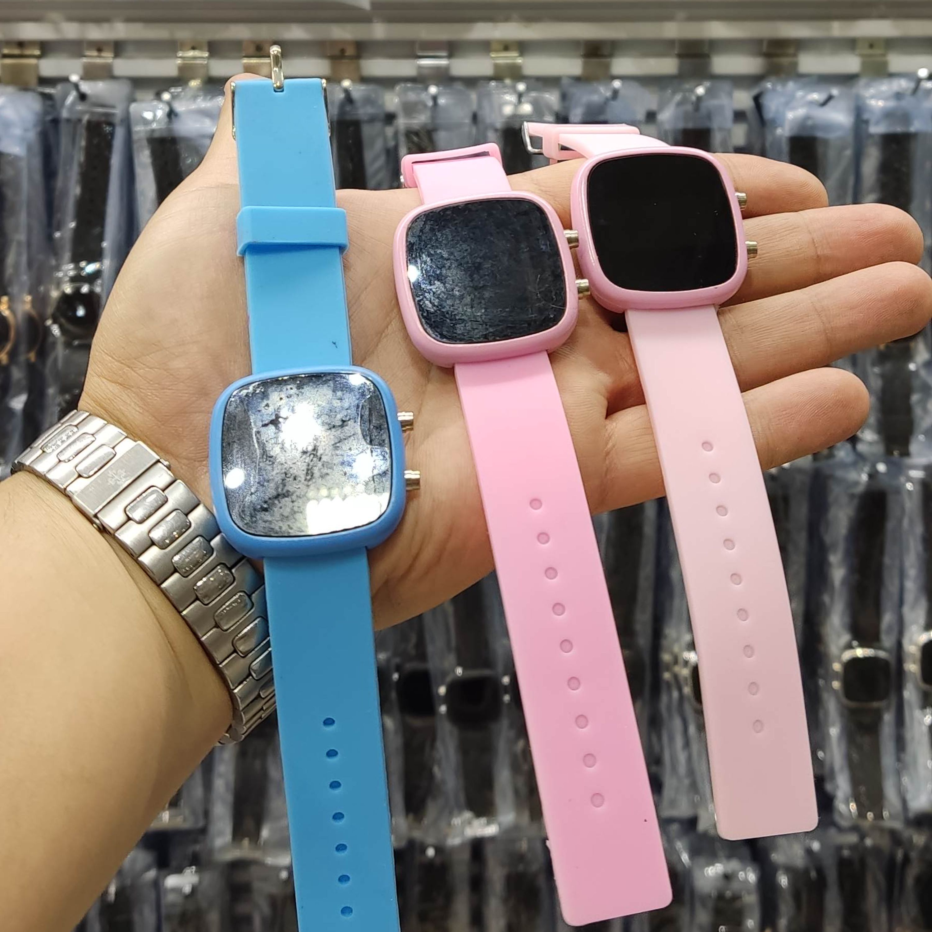 ساعت مچی طرح اپل واچ ال ای دی ضد آب 