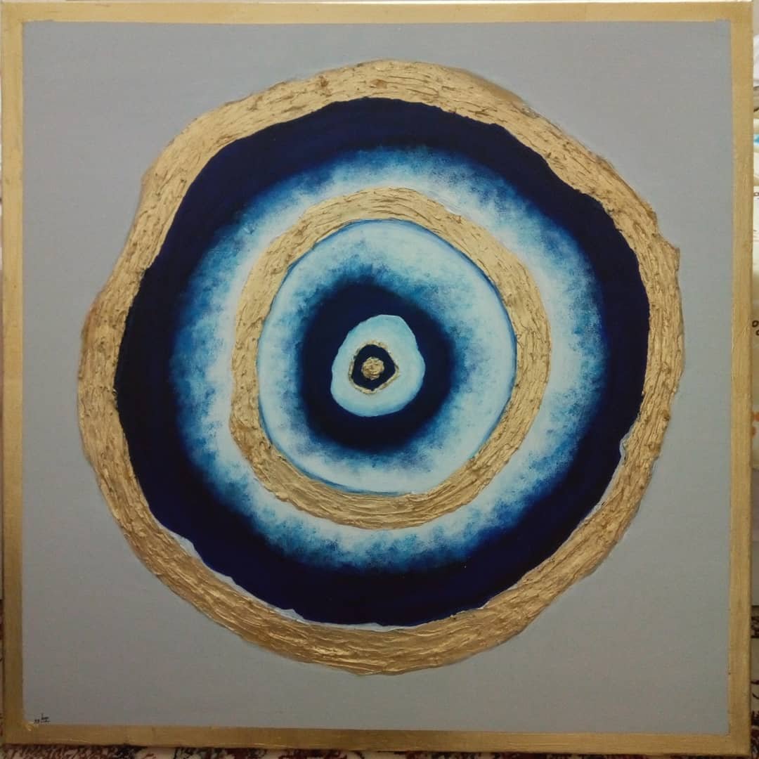 تابلو چشم نظر مربع