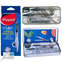 ست پرگار 9 تایی ریاضی مپد maped