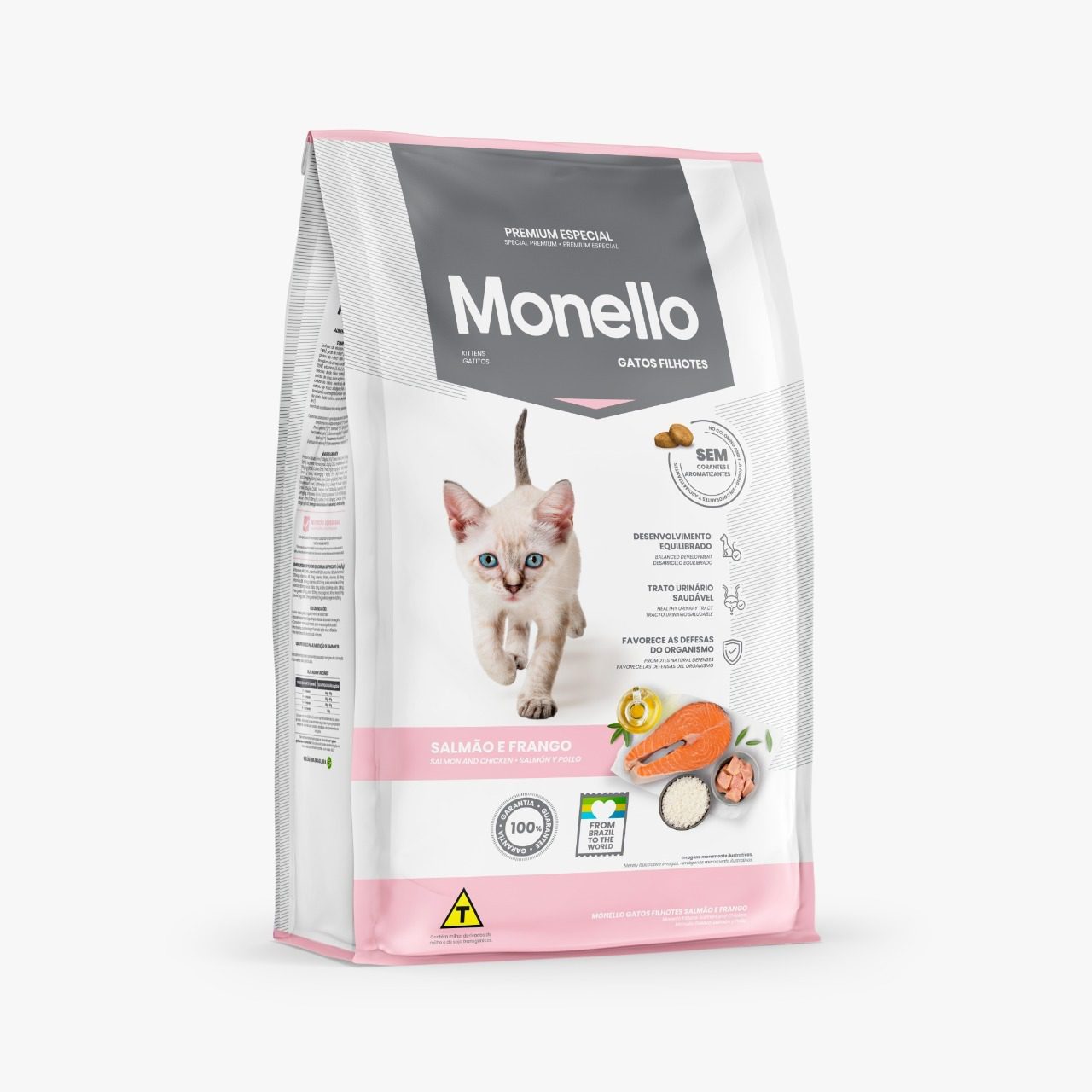 غذای خشک بچه گربه مونلو کیتن 1 کیلویی monello kitten