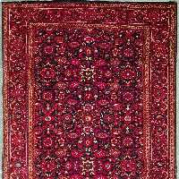 فرش 9 متری دستباف ننج ملایر اعلا طرح پا شتری