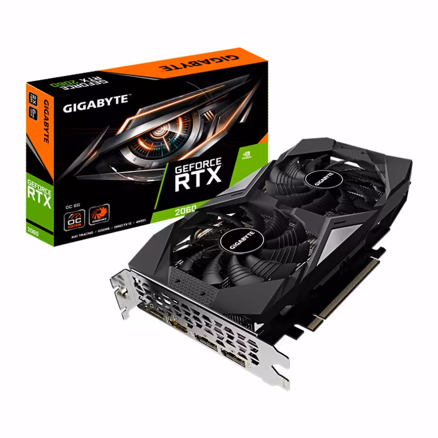 کارت گرافیک گیگابایت GeForce RTX 2060 OC 6G