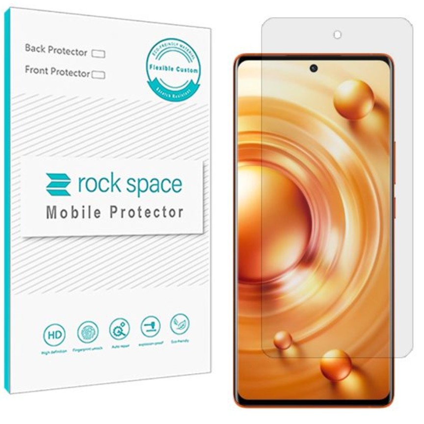 گلس نانو هیدروژل شفاف و ضد ضربه گوشی ویوو X80 برند راک اسپیس     